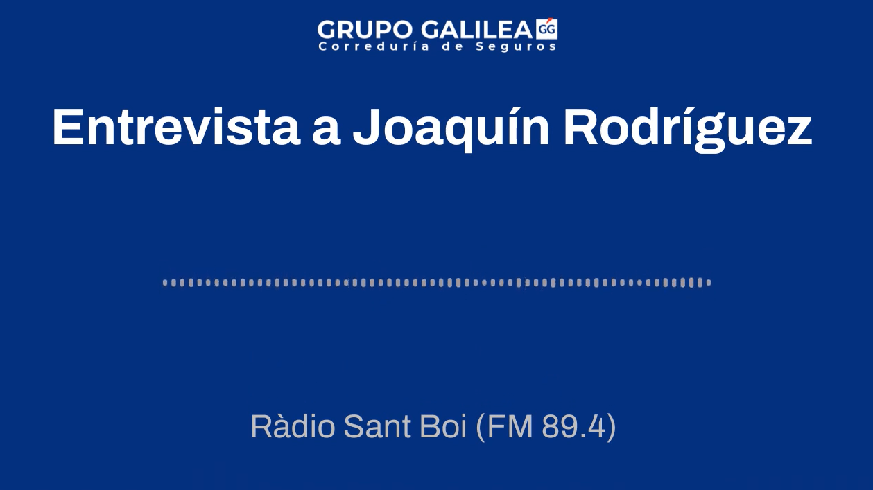 Intervención de Joaquín Rodríguez, colaborador de Grupo Galilea en Ràdio Sant Boi (FM 89.4) 1
